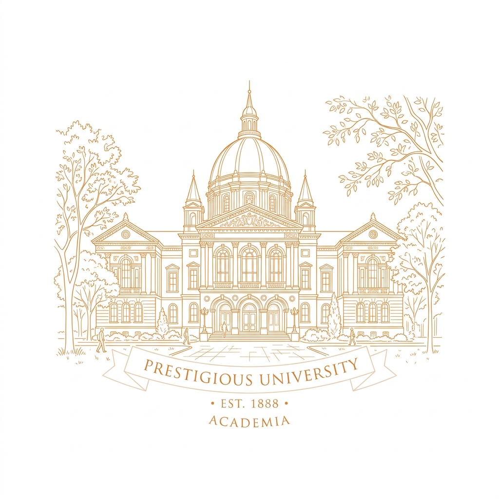 College Heritage Sketch Watermark
